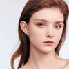 Three Row Cluster Moissanite Earring