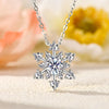 Snowflake Moissanite Necklace