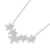 5 Flowers Moissanite Necklace