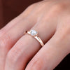Cœur - Solitaire Heart Shaped Moissanite Ring