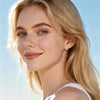 Six Claw Solitaire U Huggies Moissanite Earring