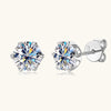 6-claw Classic Moissanite Earring