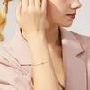 Infinity Round Cut Bolo Moissanite Bracelet