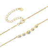 Minimalist 5-Stone Moissanite Bracelet