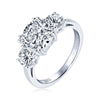 Trinità - Three-stones 3.5-Carats Moissanite Rings