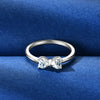 Papillon - Butterfly Heart Shape Moissanite Ring