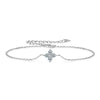 Four-leaf Flower Moissanite Bracelet