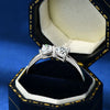 Papillon - Butterfly Heart Shape Moissanite Ring