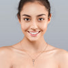 Rose Flower Moissanite Necklace