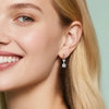 Hoop Drop Moissanite Earring