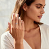 Classico - Round Cut Moissanite Ring