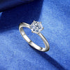 Classico - Round Cut Moissanite Ring