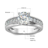 Pur - 1 Carat Round cut Moissanite Ring