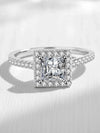 Carré - Square cut Moissanite Ring