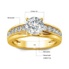 Pur - 1 Carat Round cut Moissanite Ring