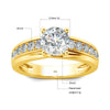 Pur - 1 Carat Round cut Moissanite Ring