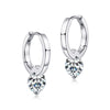 Special Hoop Moissanite Earrings