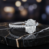 Lumière - Oval Cut 3-Carat Moissanite Ring