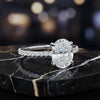 Lumière - Oval Cut 3-Carat Moissanite Ring