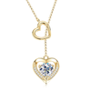 Double Heart Moissanite Necklace