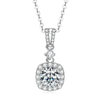 Classic Square Moissanite Necklace