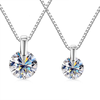 Classic Solitaire Moissanite Necklace
