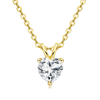 Heart Shining Moissanite Necklace