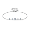 Minimalist 5-Stone Moissanite Bracelet