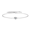 Infinity Round Cut Bolo Moissanite Bracelet