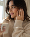 Lumière - Oval Cut 3-Carat Moissanite Ring