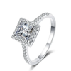 Carré - Square cut Moissanite Ring