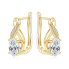 Oval Infinite Moissanite Earrings