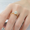 Lumière - Oval Cut 3-Carat Moissanite Ring